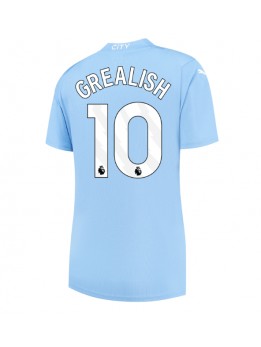 Manchester City Jack Grealish #10 Heimtrikot für Frauen 2023-24 Kurzarm